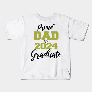 proud dad of a 2024 graduate Kids T-Shirt